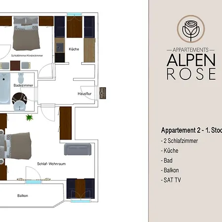 Daire Alpenrose Längenfeld